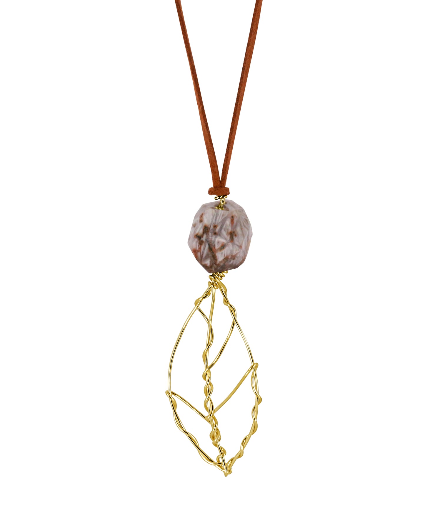 Long Leaf on Leather