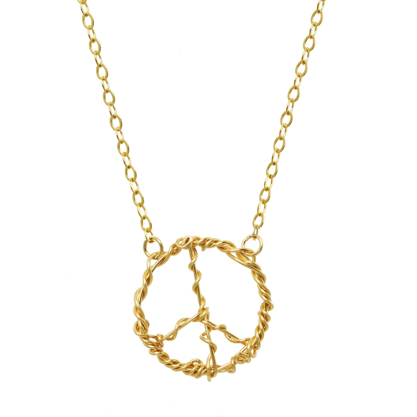 Peace Sign Necklace