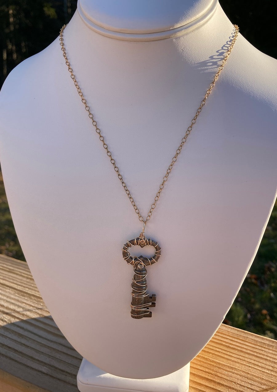 Vintage Key Necklace